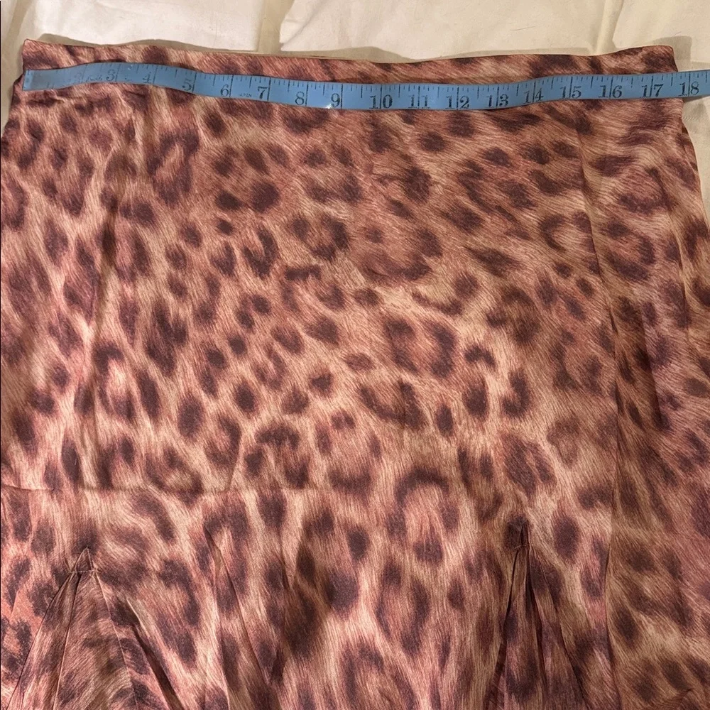 J.Crew Gwyneth flounce-hem skirt in leopard print CM779